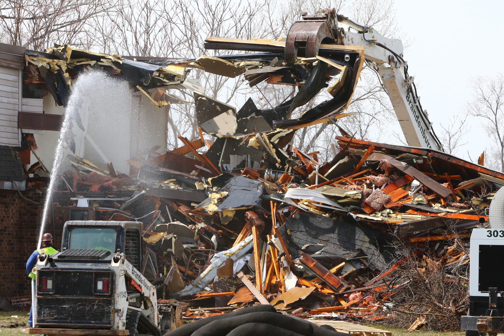 Demolition begins on West Calumet Housing Complex